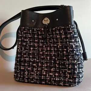 Kate spade black bucket purse